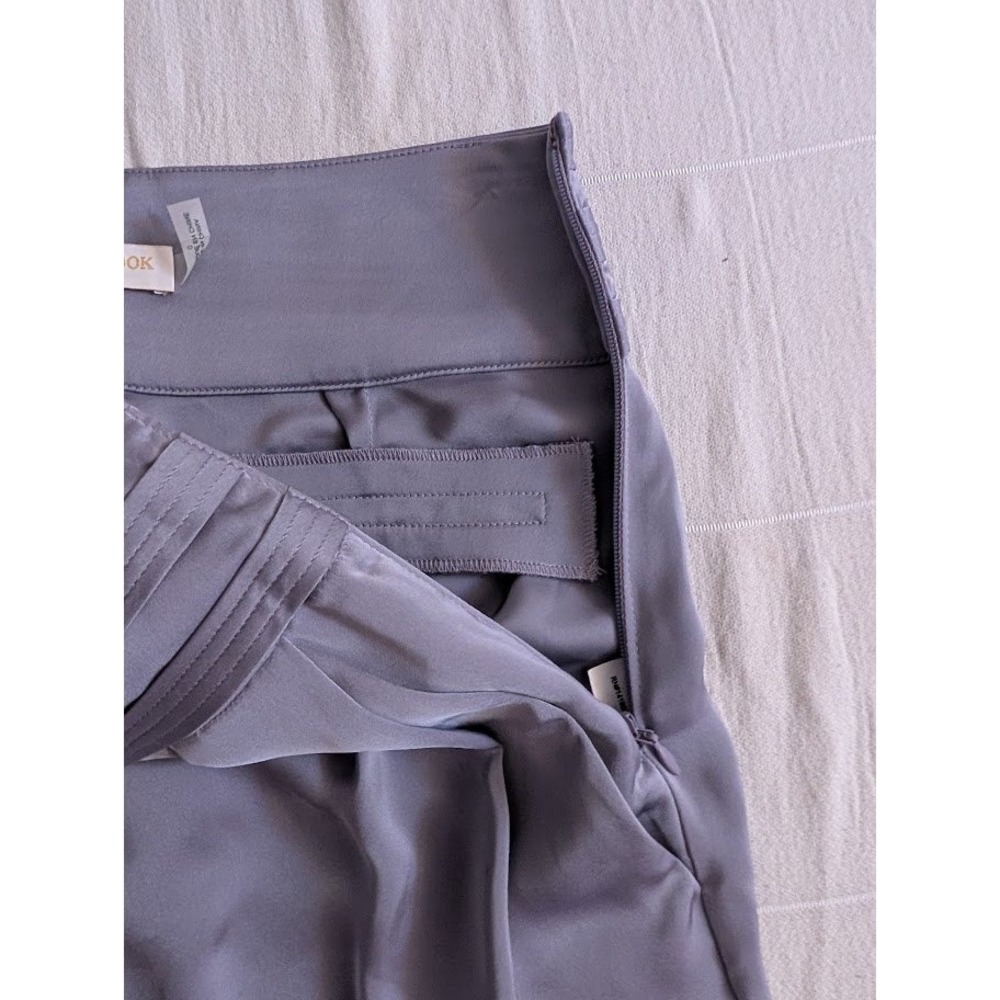 Ramy Brook New York‎ Lavender Lush Size 0 Pleated Wide Leg Trousers Pants - Picture 10 of 13